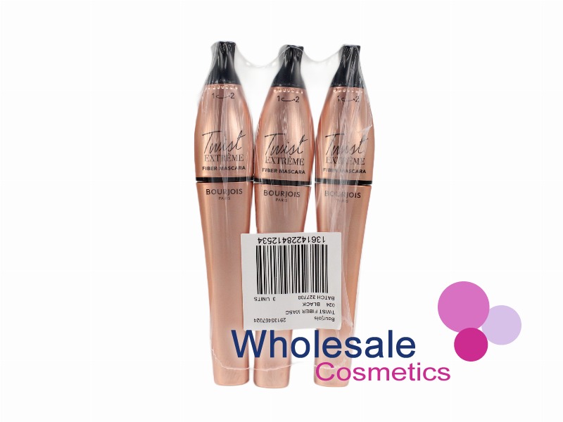 9 x Bourjois Twist Extreme Fiber Mascara- 024 BLACK